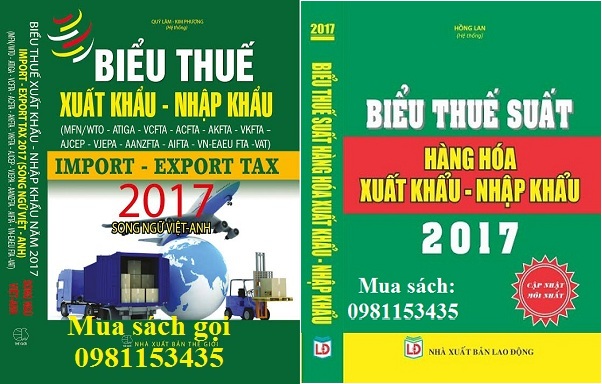 Biểu thuế xuất nhập khẩu 2017 song ngữ Việt Anh